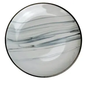 Тарілка десертна 19 см Intrendo Maritimo Golden rim white IN0019MAR