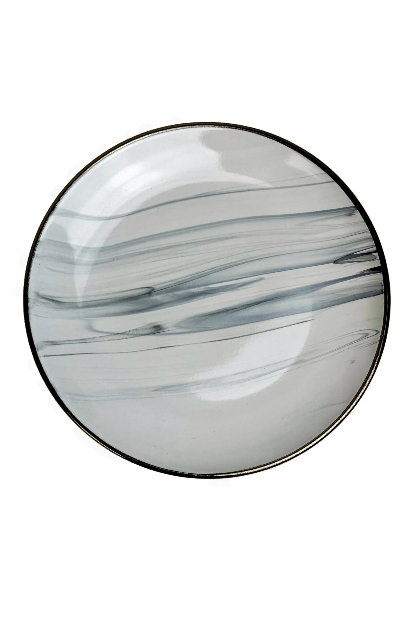 Тарілка десертна 19 см Intrendo Maritimo Golden rim white IN0019MAR