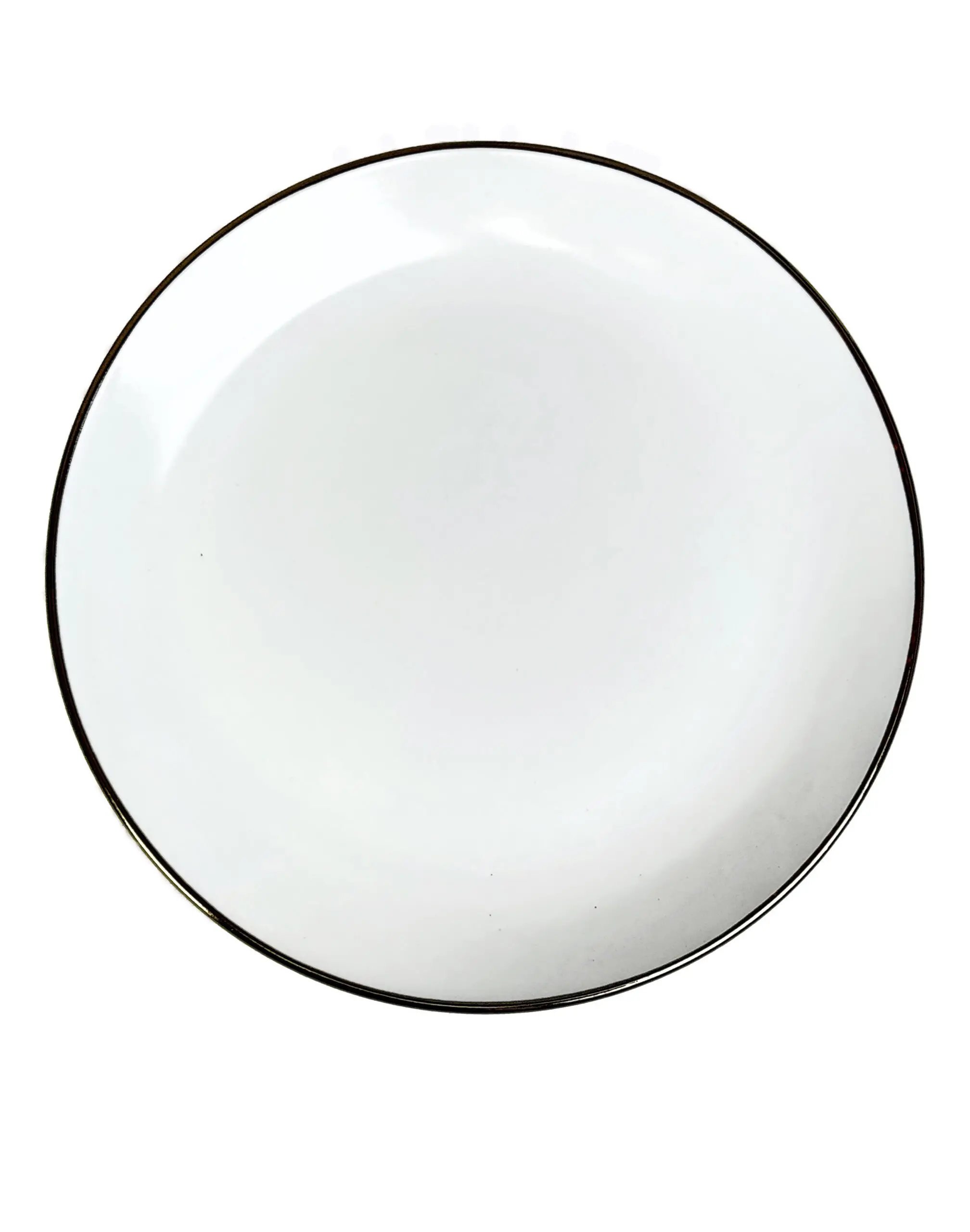 Тарілка обідня Intrendo Gasto 26.5 см Golden rim white IN0026GAS - Зображення 8