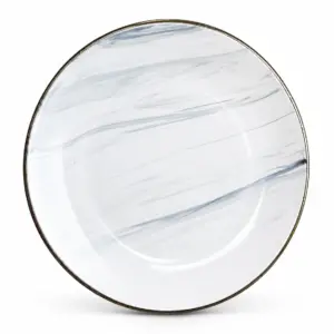 Тарілка обідня 26.5 см Intrendo Maritimo Golden rim white IN0026MAR