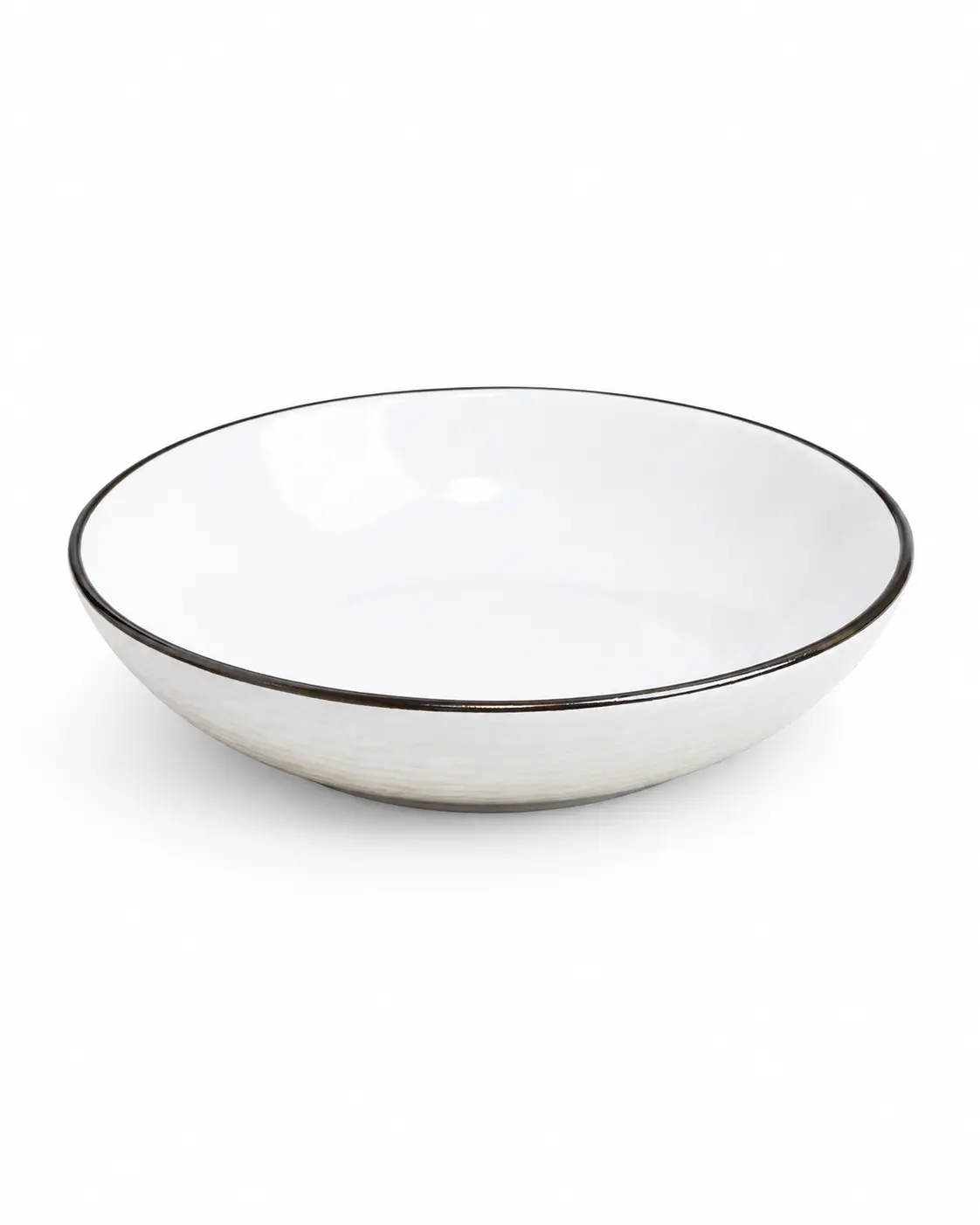 Тарілка супова Intrendo Gasto 20 см Golden rim white IN0020GAS