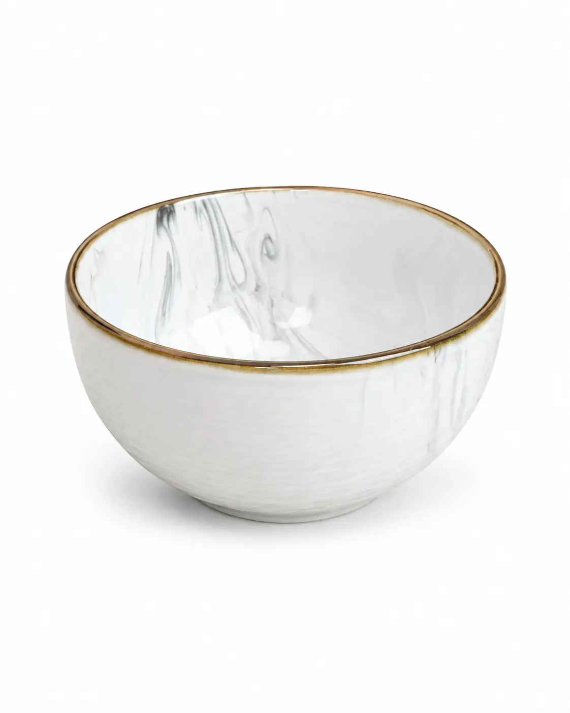 Салатник Intrendo Maritimo 14 см Golden rim white IN0014MAR