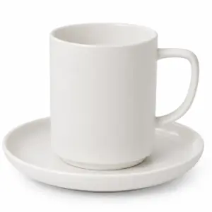 250 ml cup and saucer, Intrendo Pure Form IN0088PUR