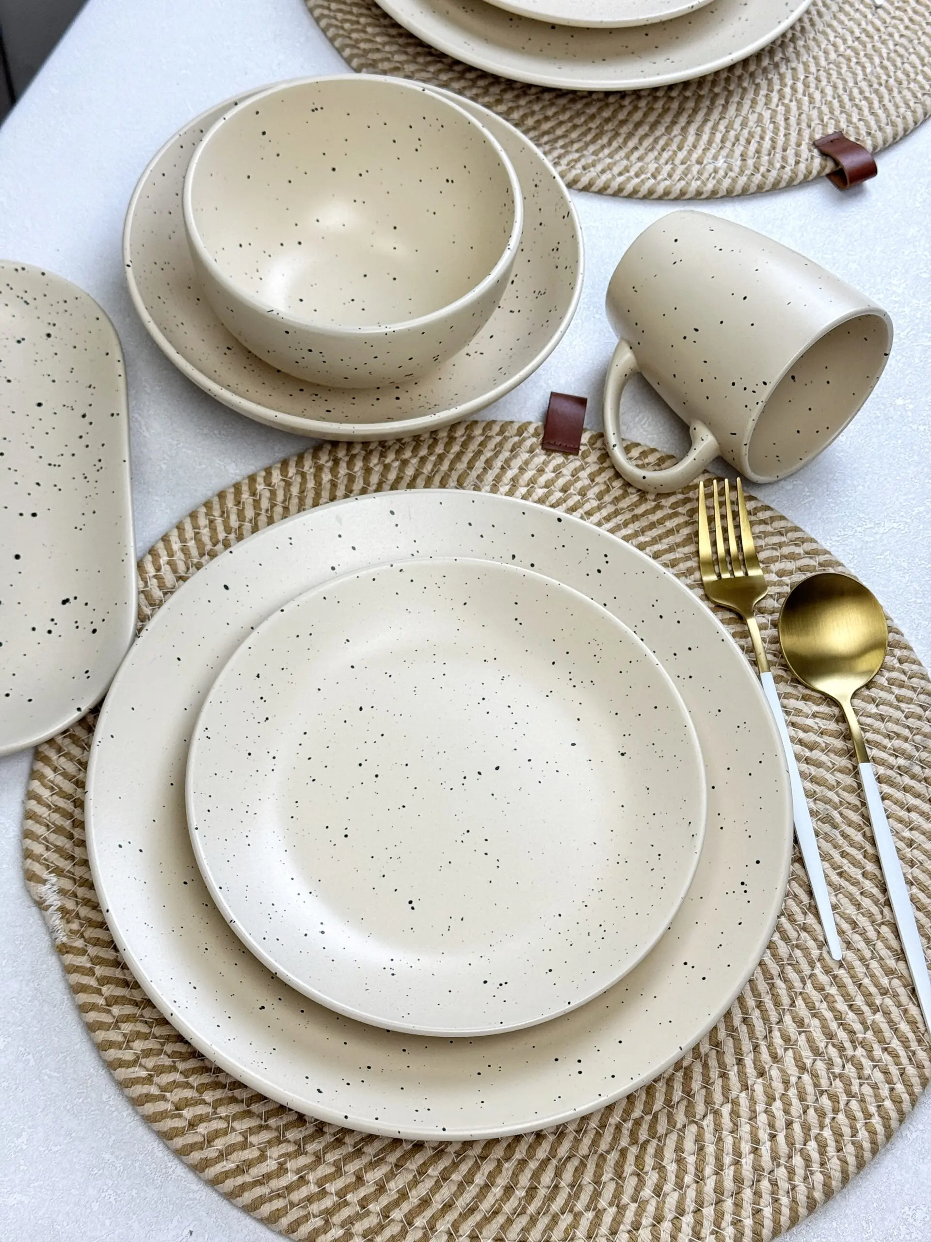 Intrendo Milk Dote 18-piece dinner service IN0018MIL - Image 2