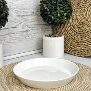 Intrendo 620 ml Pure Form soup plate, 21 × 3.5 cm IN0021PUR